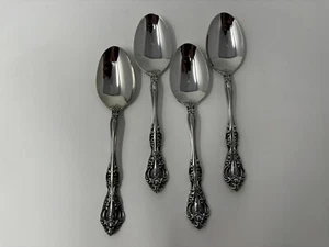 Oneida Michelangelo Würfel Edelstahl Oval/Platz Suppenlöffel 4er Set Ersatz - Bild 1 von 8