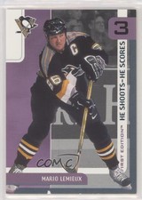 2002-03 ITG Be A Player First Edition He Shoots Scores Redemptions Mario Lemieux