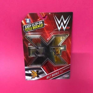 JAKKS WWE Wrestling NXT Championship Clip On Title Belt Buckle Accessory - Picture 1 of 3