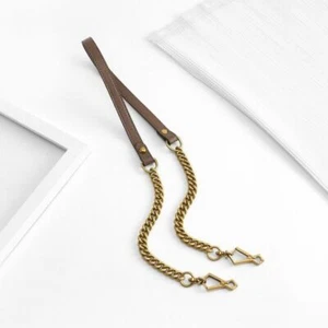 Leather Chain Crossbody Shoulder Strap For GG Monogram Bag Replacement Strap - Picture 1 of 7