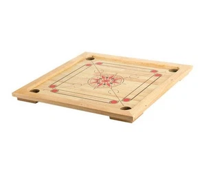 26 Inch Wooden Carrom Board Game with Coins & Striker - Picture 1 of 2