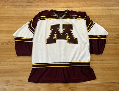 Minnesota Golden Gophers VTG 80’s Koronis Hockey Jersey Mens XL WCHA EUC - Image 1 of 4