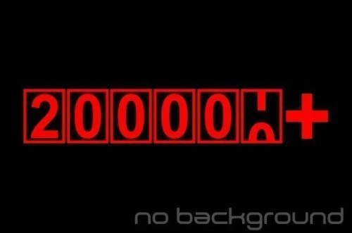 200000+ millas pegatina calcomanía de vinilo alto kilometraje km ventana de coche divertido FCK JDM Foto 1 de 1