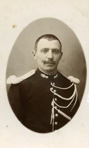 France Lille Military French Gendarme Old CDV Photo Godard 1890 - Picture 1 of 3