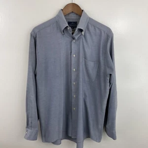 DOCKERS Iron Free Shirt Mens Large Gray Long Sleeve Button Down *READ - Picture 1 of 15