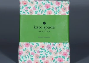 2 Fundas de Almohada Estándar KATE SPADE DITSY FLORAL SOBRE BLANCO 100% Algodón Percal - Imagen 1 de 2