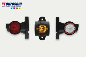 Luz Gravamen Goma Izquierdo Bianco-Rosso-Arancio LED 3 Funz 12/24V Corto - Imagen 1 de 3