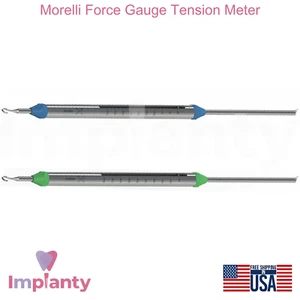 Medidor de tensión elástico dental Morelli Force Gauge herramienta de ortodoncia de doble cara - Imagen 1 de 10
