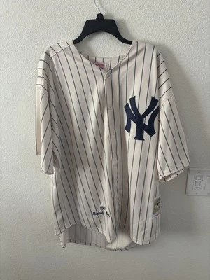 Camiseta deportiva auténtica para hombre Mickey Mantle crema New York Yankees 1951 2XL Foto 1 de 4