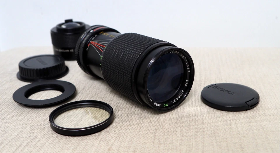 Canon EOS DIGITAL fit 80 200mm 400mm ZOOM lens for 400D 600D 1200D 7D 2000D + - Image 1 of 4