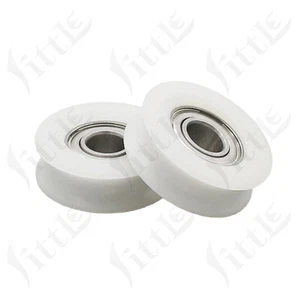Various Models Nylon Metal Pulley Wheel U/V/H Grooved Ball Bearings OD30-50MM - Picture 1 of 28