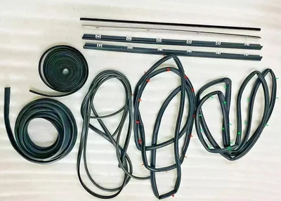 Ajuste para Suzuki Samurai SJ410 SJ413 puerta ventana moldura sello adorno bigote Foto 1 de 4