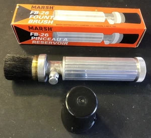 MARSH FOUNTAIN BRUSH FB-26 with cover - NEW IN BOX - Picture 1 of 5