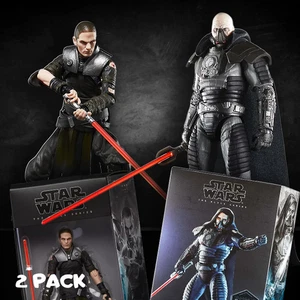 IN Hand 👍 Starkiller vs Darth Malgus 2 Pack Black Series Star Wars Action - Picture 1 of 7