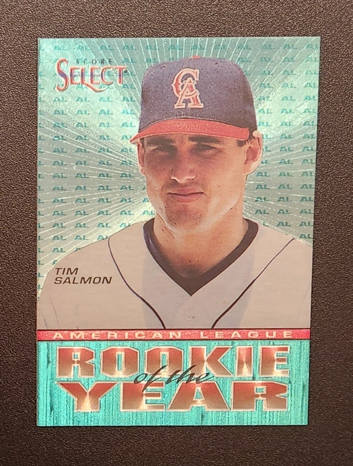 1993 SELECT ROOKIE & TRADED TIM SALMON ROOKIE OF THE YEAR INSERT ANGELS ROY - Image 1 of 1