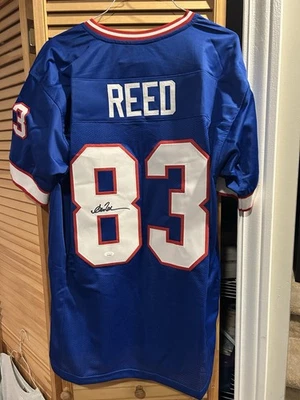 ANDRE REED Autographed Auto Jersey Buffalo Bills Home Blue JSA COA - Image 1 of 4