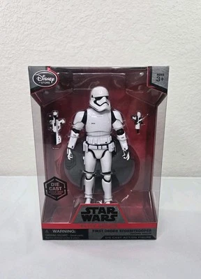 Star Wars First Order Storm Trooper Die Cast Figurine Elite Series 6.25" Tall - Image 1 of 4