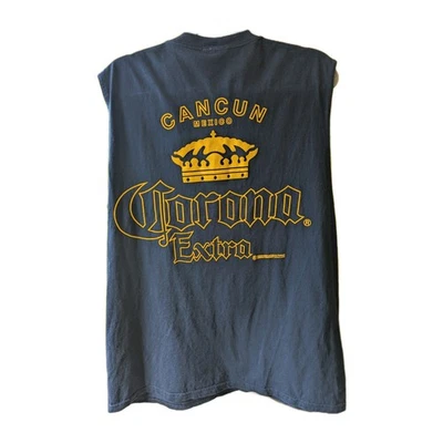 Camiseta Corona Cancún México Hombre Talla XL Manga Corta Foto 1 de 4