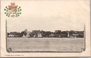 Postal PMC "CARRERAS DE YATES EN EL PUERTO DE SYDNEY" / Sin usar - Imagen 1 de 2