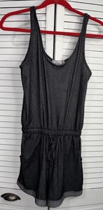 Mono Mujer Talla S Mameluco Oscuro Pantalones Cortos, Cómodo Suave Verano - Imagen 1 de 9