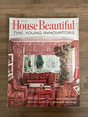 House Beautiful Magazine July 1965 Vintage Ads MCM Design Home Decor - Image 1 of 4