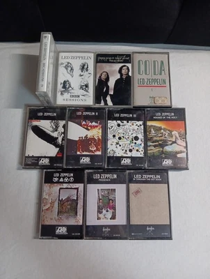 11x Led Zeppelin Cassette Lot - I, II, III, Houses Of The Holy Presence + Rock Foto 1 de 4