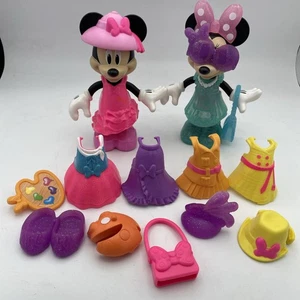 Muñecas Disney Bowtique Minnie Mouse Snap N estilo 2 figuras y 18 accesorios - Imagen 1 de 3