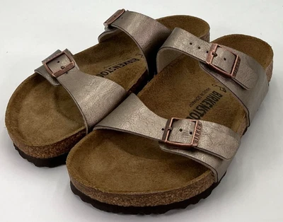 Sandalias Birkenstock Sydney para mujer talla 7 EE. UU. 38 UE elegantes color topo Foto 1 de 4