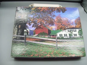 Rompecabezas dorado vintage de 1000 piezas Peacham Vermont otoño sellado nuevo en stock - Imagen 1 de 6