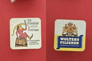 Wolters Till Eulenspiegel Brauerei Bierdeckel Bier - Picture 1 of 1