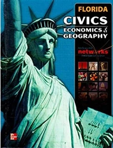 CIVICS Economics & Geography Florida  NEW - Foto 1 di 1