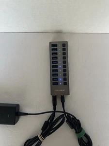 ACASIS 10 Puertos USB 3.0 Hub Alta Velocidad con Interruptor ON/OFF - Imagen 1 de 6
