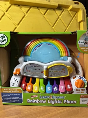 LeapFrog Learn and Groove 彩虹灯钢琴乐器声音玩具  — 第 1/4 张图片