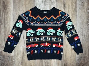 Hanna Andersson Christmas Dinosaur Sweater Size 4 Unisex NWOT - Picture 1 of 5