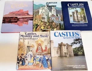 Beautiful Castles Of Britain, Castles Of Europe, Castles... 5 Hardcover Books - Picture 1 of 12