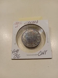 1882-H, CANADA One Cent, B. U. - Picture 1 of 6