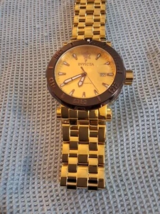 Invicta - SEA BASE - Gold Plated Limited Edition of 1000 - Automatic mens watch - Picture 1 of 10