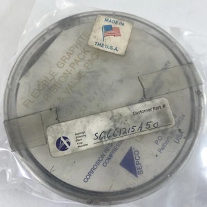 SEPCO SG661215A-50 Flexible Graphite Ribbon Packing 0.015 x 3/4" x 50' - Picture 1 of 4