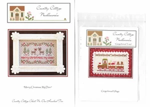 Country Cottage Needleworks Christmas Cross Stitch Pattern - U Pick Dear, Ginger - Picture 1 of 7