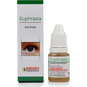 Bakson Euphrasia Eye Drops [10ml] Dry Eyes, Irritation, Burning, Eye Strain: - Picture 1 of 3