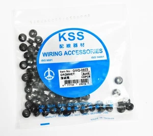 KSS Flexible PVC Open Grommet GMQ-0603 φ8.5x4.7mm * Wire Size= 3mm RoHS Taiwan - Picture 1 of 5