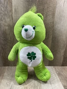 Care Bears Nanco Good Luck Bear Plush Stuffed Animal Green Large Jumbo - Picture 1 of 7