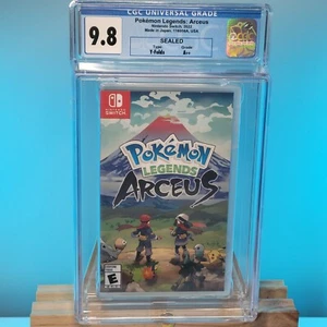 Pokemon Legends Arceus Nintendo Switch Sealed 1st Print CGC 9.8 A++ Graded - Picture 1 of 2