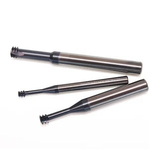 Hartmetall UNC Gewinde Schaftfräser Fräser Drei Zähne CNC Bohrfräser für Gewindebohrer - Bild 1 von 6