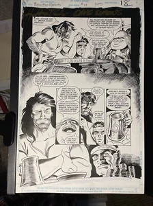 Comic Book Art Forgotten Realms DUNGEONS AND DRAGONS Storyboard Vintage DC MT - Picture 1 of 8