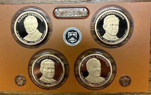 Juego de dólares presidenciales 2014 S Proof - solo 4 monedas - sin estuche, sin certificado de autenticidad y sin caja - Imagen 1 de 2