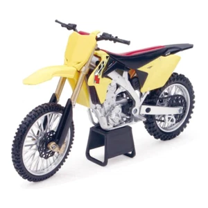 NewRay SUZUKI RMZ 450 F 1:12 Die-Cast Motocross MX Toy Model Bike Yellow - Picture 1 of 4
