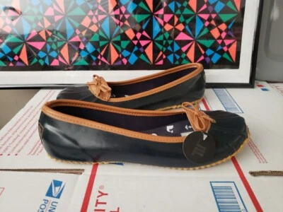 London Fog Webster Women's Water-Resistant Rain Shoes,black, Size 9 M T3#12 - Image 1 of 4