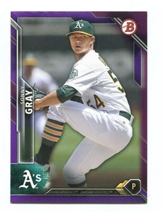 2016 Bowman Purple Sonny Gray #62 #D 250/250 LAST CARD - Picture 1 of 2