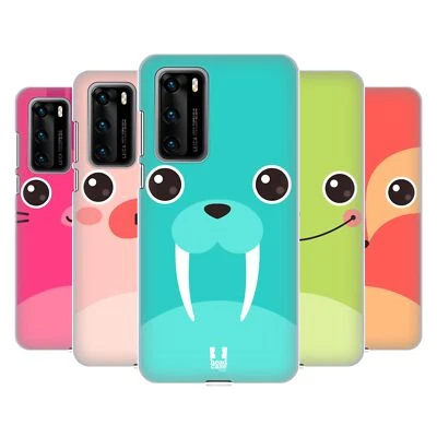 HEAD CASE DESIGNS CARTOON ANIMAL FACES 3 HARD BACK CASE FOR HUAWEI PHONES 1 - Image 1 of 4